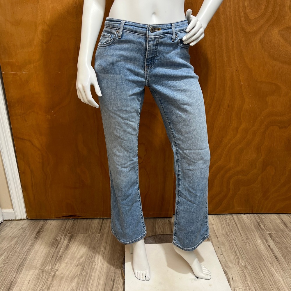 Sonoma Goods For Life Womens Jeans 4P Blue Bootcut Stretch Light Wash